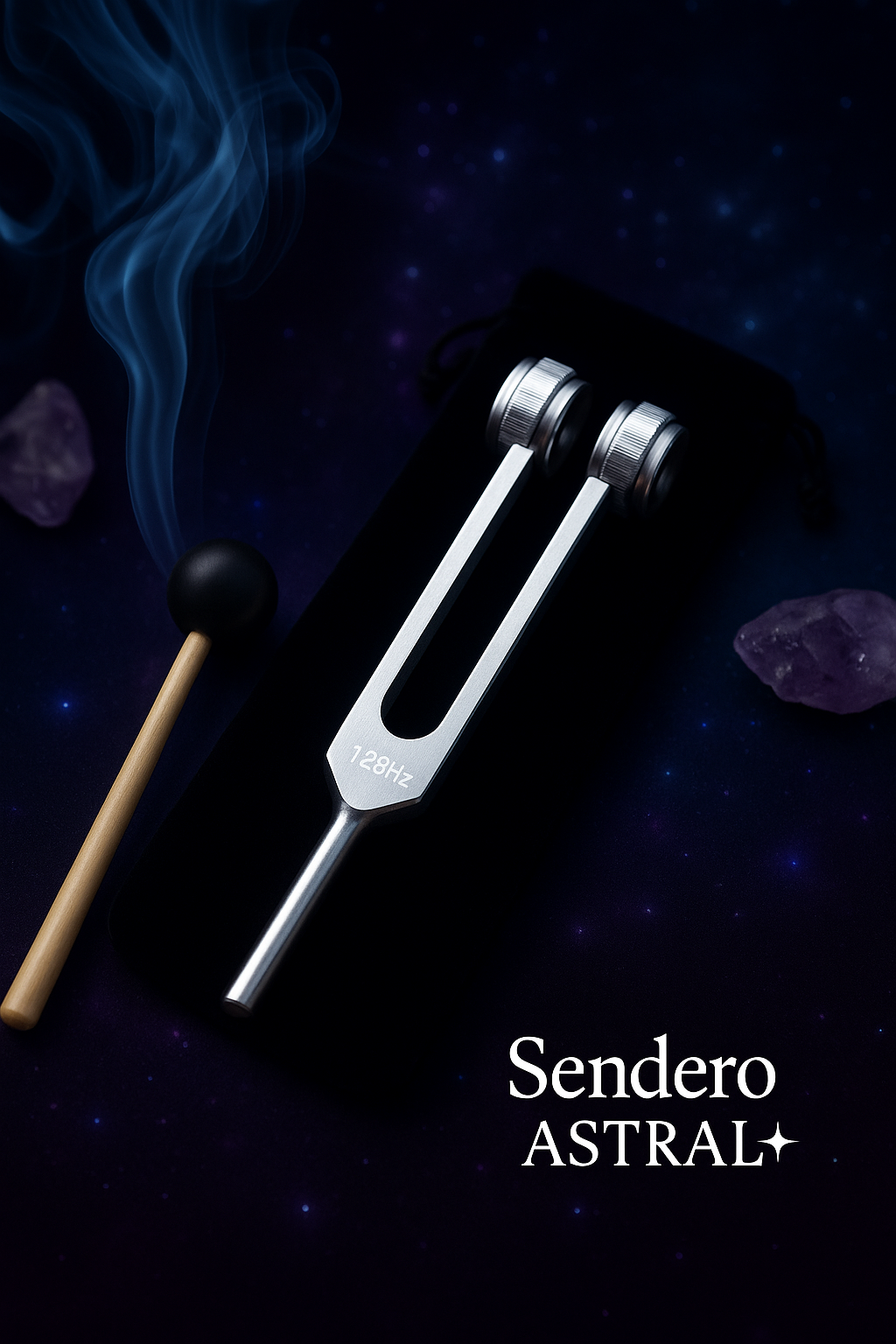 Diapasón Terapéutico 128Hz – Sendero Astral